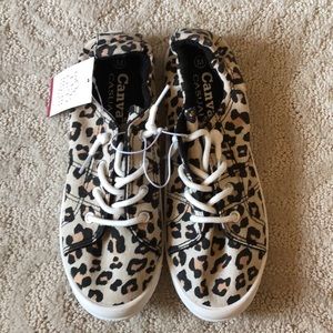 NWT Animal Print Slip-In Sneakers